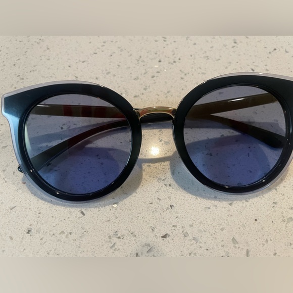 Dolce & Gabbana Sunglasses- Navy Blue & Gold - Picture 11 of 11
